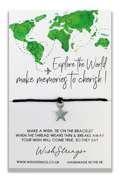 Wishstrings Explore The World Bracelet