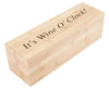 Engraved Personalised 4 Piece Luxury Wine Tools and Hinged Bottle Box - Culzean Gifts