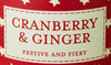 Stars Candle in Tin - Cranberry & Ginger