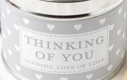 Sentiments Candle in Tin - Thinking Of You