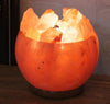 Himalayan Salt Rock Fire Basket Lamp