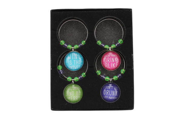 Garden Party Wine Glass Charms - Culzean Gifts