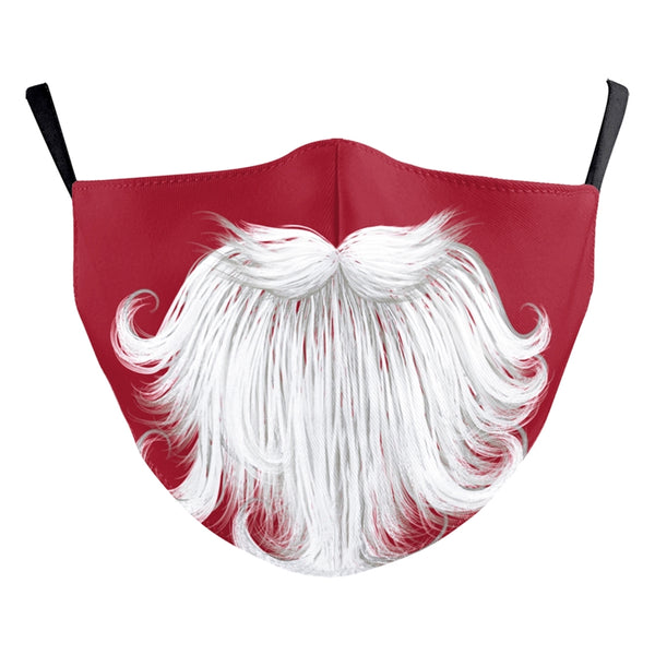 Reusable Face Mask - Santa Beard