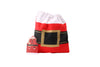 Adult Santa Apron with Matching Drawstring Bag - Culzean Gifts