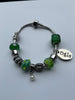 Emerald Green - Charm Bead Bracelet, Modern Day Design by Culzean Ogle