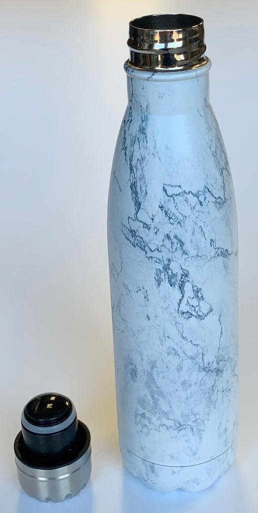Personalised 500ml Stainless Steel Drinks Bottle - Marble