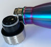Personalised 500ml Stainless Steel Drinks Bottle - Metallic Purple