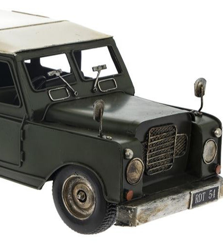 Vintage Tin 4x4 Vehicle 33cm