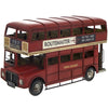 Large Vintage London Bus Tin Ornament 33cm