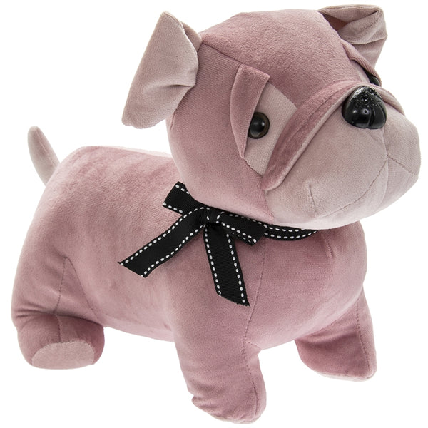 Velveteen Pug Doorstop 31cm