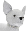 Silver Collar Chihuahua Doorstop