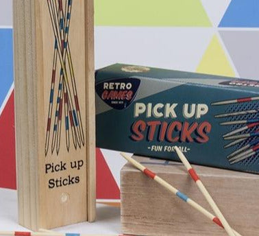 Retro Wooden Pick Up Sticks Pack - Culzean Gifts