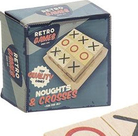 Retro Wooden Noughts and Crosses Pack - Culzean Gifts