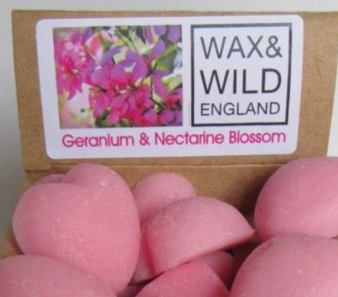 Box of 20 Soy Wax Melts - Geranium & Nectarine Blossom