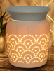 Large Ceramic Wax Melter Aroma Lamp - Fan 14cm