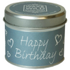 Sentiments Candle in Tin - Happy Birthday