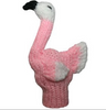 Flamingo Finger Puppet Greetings Card
