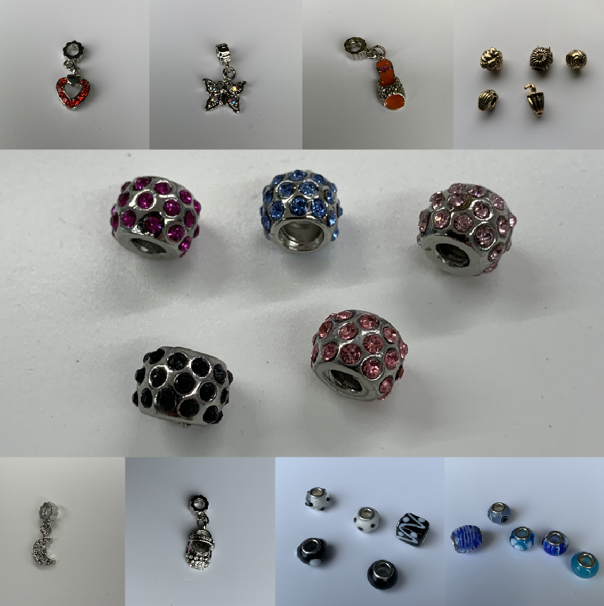 Additional Charms and Beads for Bracelets, Modern Day Design by Culzea