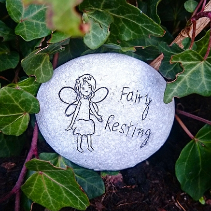 Fairy Pebble - Fairy Resting
