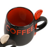 Red 'Coffee' Mug & Spoon