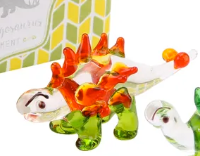 Glass Stegosaurus Ornament