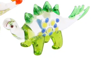 Glass Stegosaurus Ornament