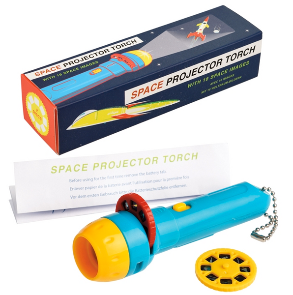 Space Age Projector Torch 11cm