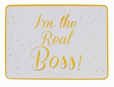 Gold Spotted Boss And Real Boss Placemats Set 29cm