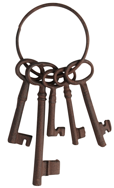 Cast Iron Keys Decoration