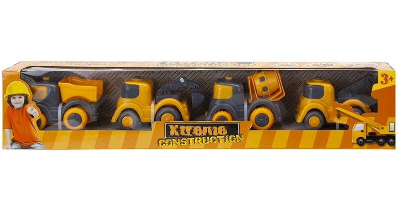 Construction Vehicle Toy Set 8cm