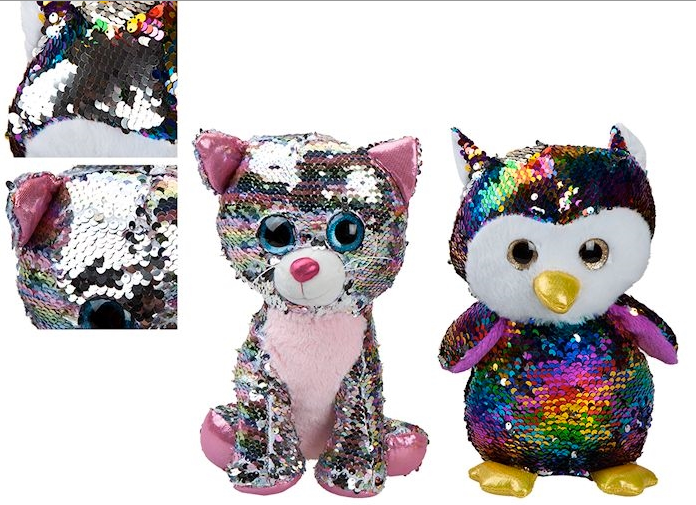 Ty sequin top stuffed animals