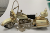 Metal Vintage Model Motorcycles - 29 x 16.5cm