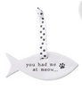 Woofs & Whiskers Ceramic Cat Hangers