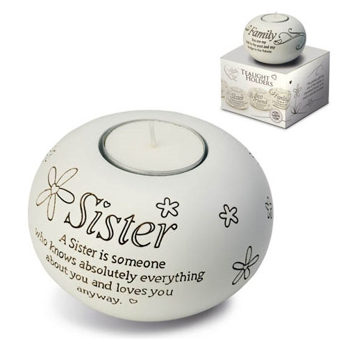 Said With Sentiment Sister T Light Holder