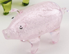 Coloured Glass Model Pig Ornaments 3cm