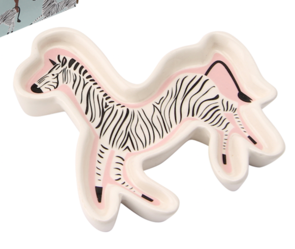 Wild Thoughts Zebra Ring Dish - Culzean Gifts