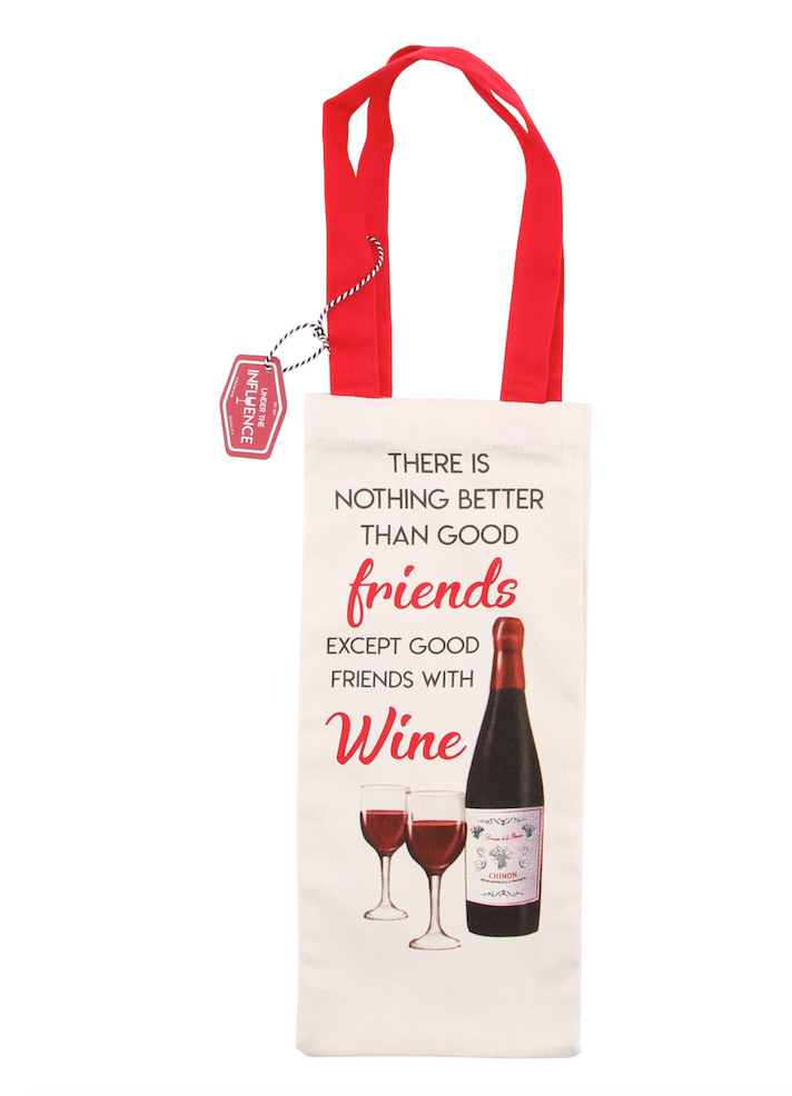 Good Friends With Wine Bottle Bag - Culzean Gifts
