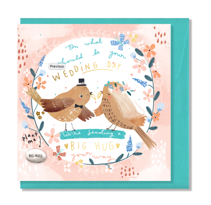 Card With Magic Growing Bean - Should Be Your Wedding Day - Culzean Gifts