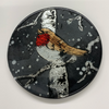 Christmas Winter Robin Set of 4 Glass Coasters - Culzean Gifts