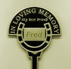 Engraved Personalised 'In Loving Memory My Best Friend' Horse Memorial Brass Cast Stake - Culzean Gifts