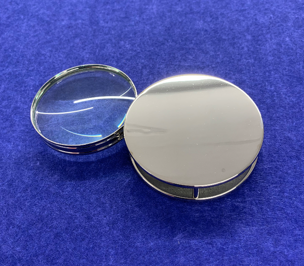 Personalised High Quality Chrome Magnifier Lens
