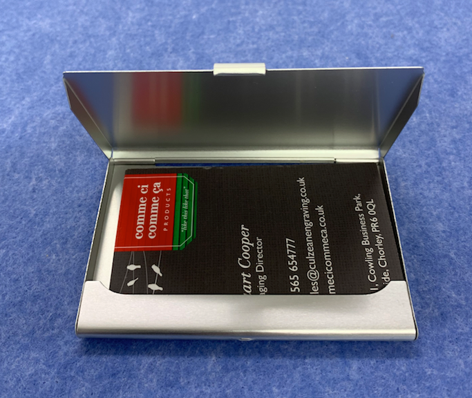 Personalised Metal Business Card Holder