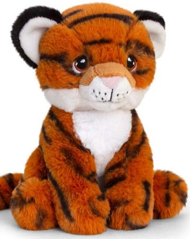 Plush Teddy Made From 100% Recycled Plastic - Tiger 18cm