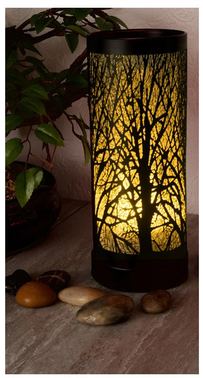 Colour Changing LED Aroma Lamp - Black Tree
