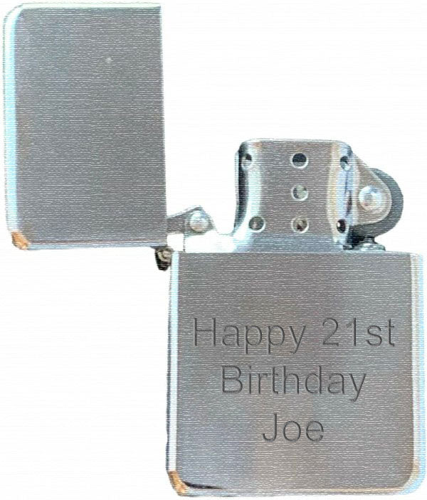 Star Flip Top Lighter - Available Engraved Personalised - Culzean Gifts