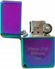 Rainbow Star Flip Top Lighter - Available Engraved Personalised - Culzean Gifts