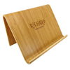 Engraved Personalised Engraved Contemporary Bamboo iPad Stand / Tablet Stand / Cookery Book Stand - Culzean Gifts